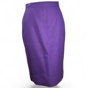 Louis Feraud Vibrant Purple Pencil Skirt